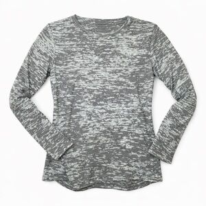 Y2K-Inspired Eyelash Sheer Mesh Long Sleeve Top – Size Medium